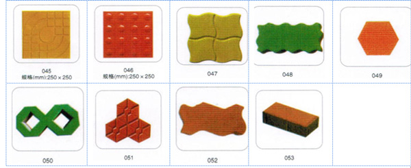 different block types