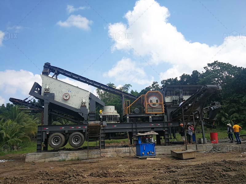 big mobilebig mobile crushing station cone type crushing station cone type