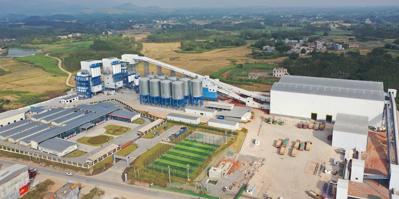 environmental protection batching plant concrete