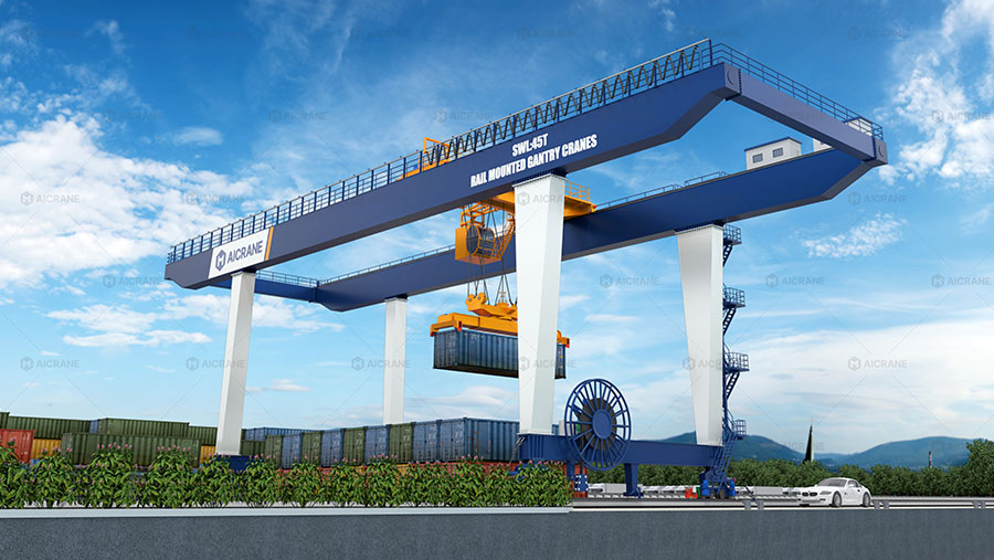 RMG rail mounted gantry crane