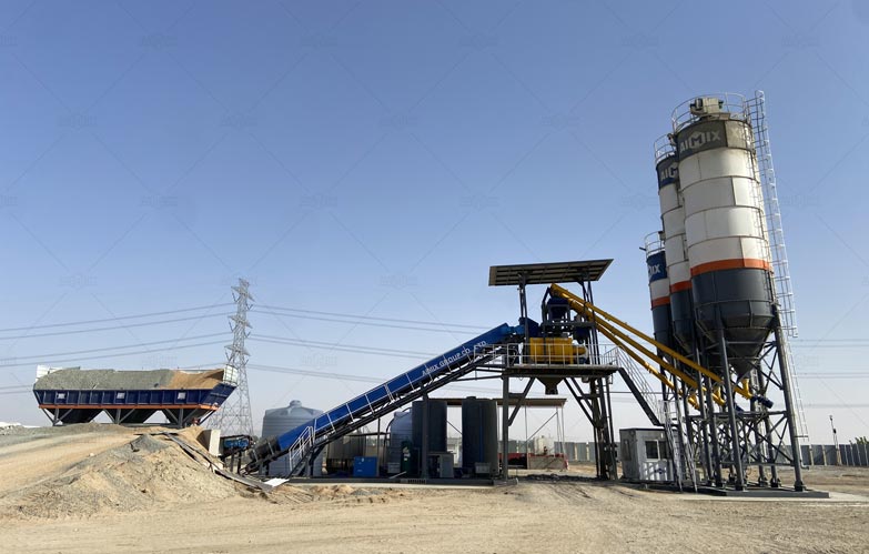 Concrete Plant for Infrastructure Construction Projects